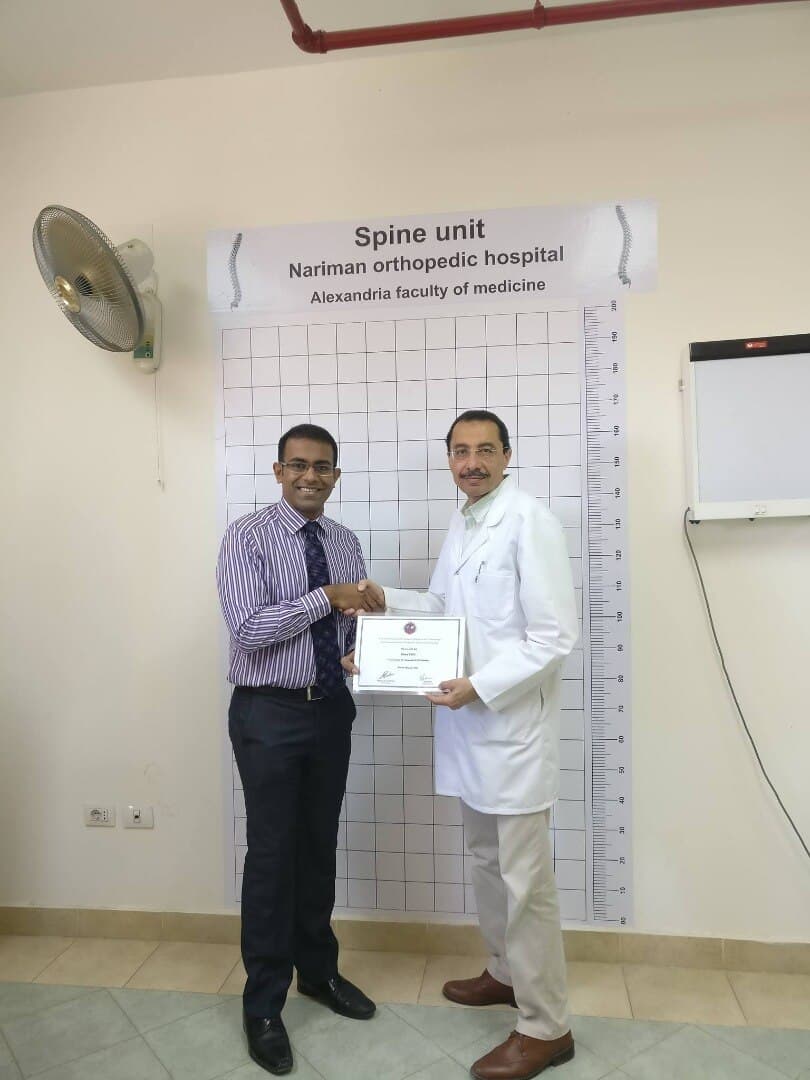 Spine fellowship training, Alexandria Faculty of Medicine